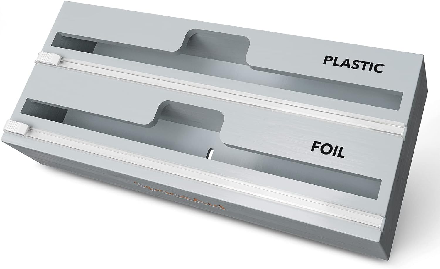 Wrap Organizer with Cutter and Labels, Plastic Wrap, Aluminum Foil and Wax Bamboo Dispenser, Storage Organization Holder -2 in 1 (12 Wrap Organizer with Cutter and Labels, Plastic Wrap, Aluminum Foil and Wax Bamboo Dispenser, Storage Organization Holder -2 in 1 (12